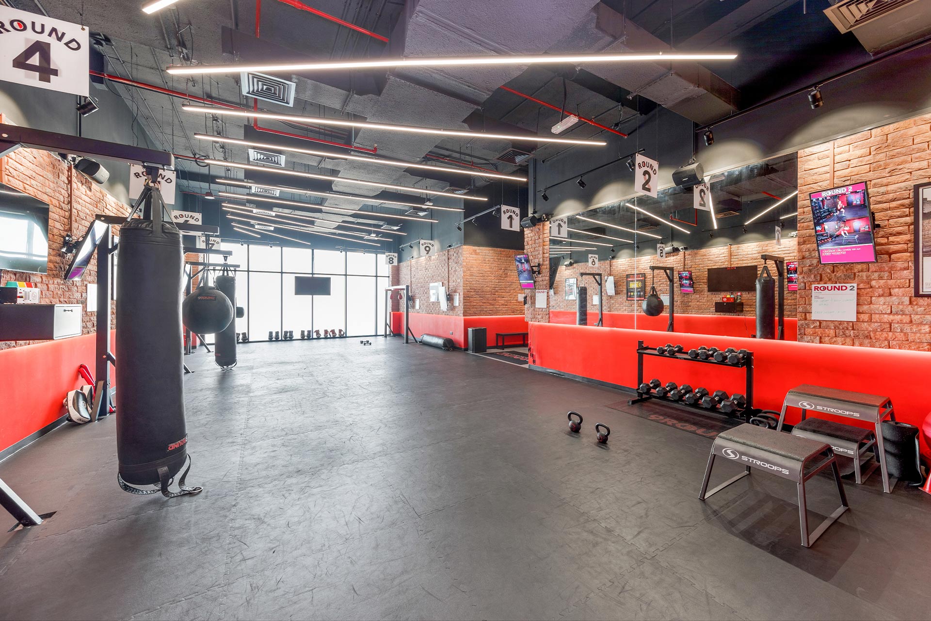 Interior of 9round Kickboxing Fitness Gym Qatar - Image 3