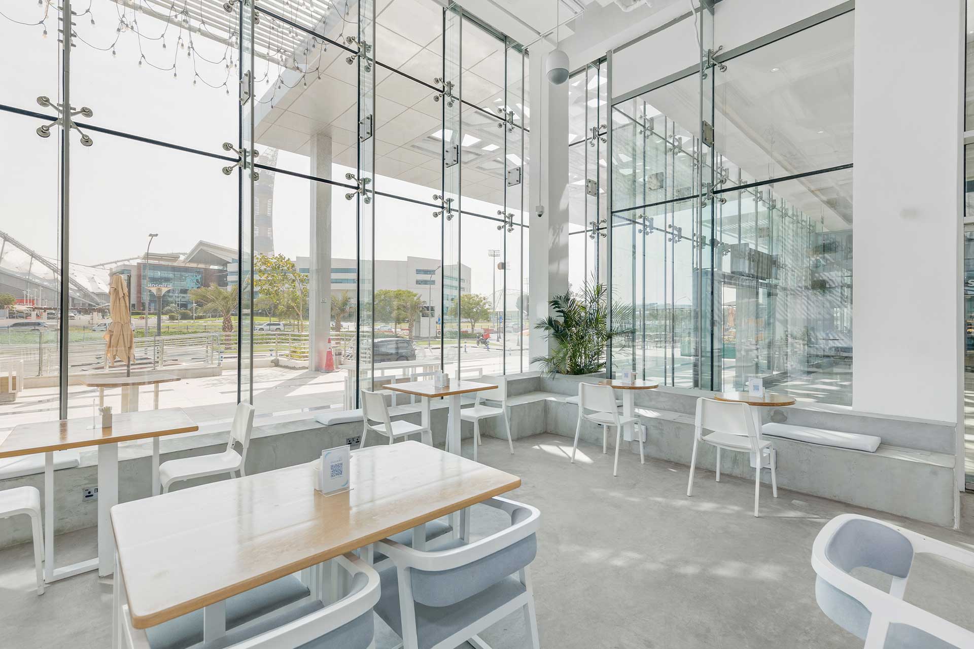 Interior of December cafe Qatar - Image 4