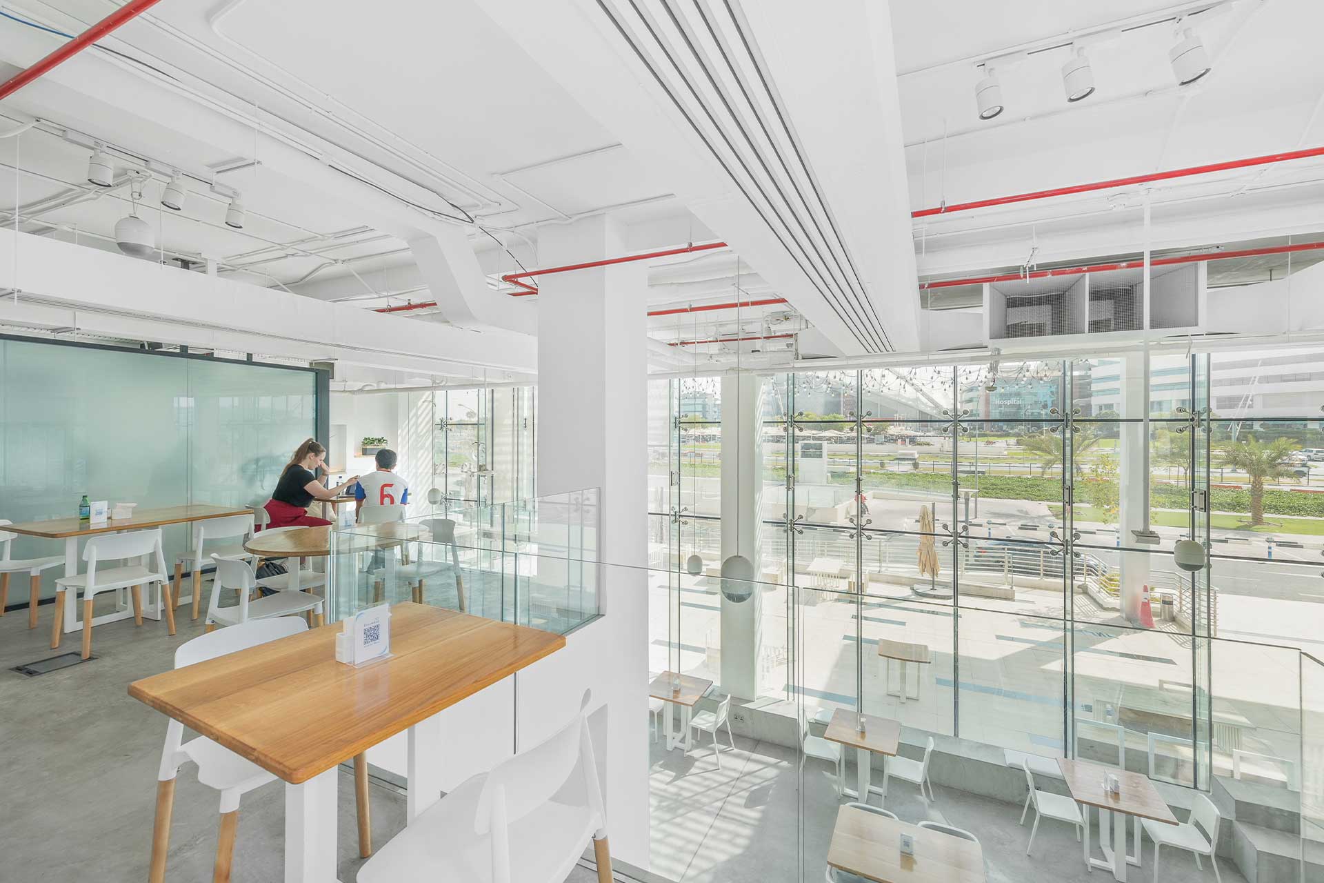 Interior of December cafe Qatar - Image 6