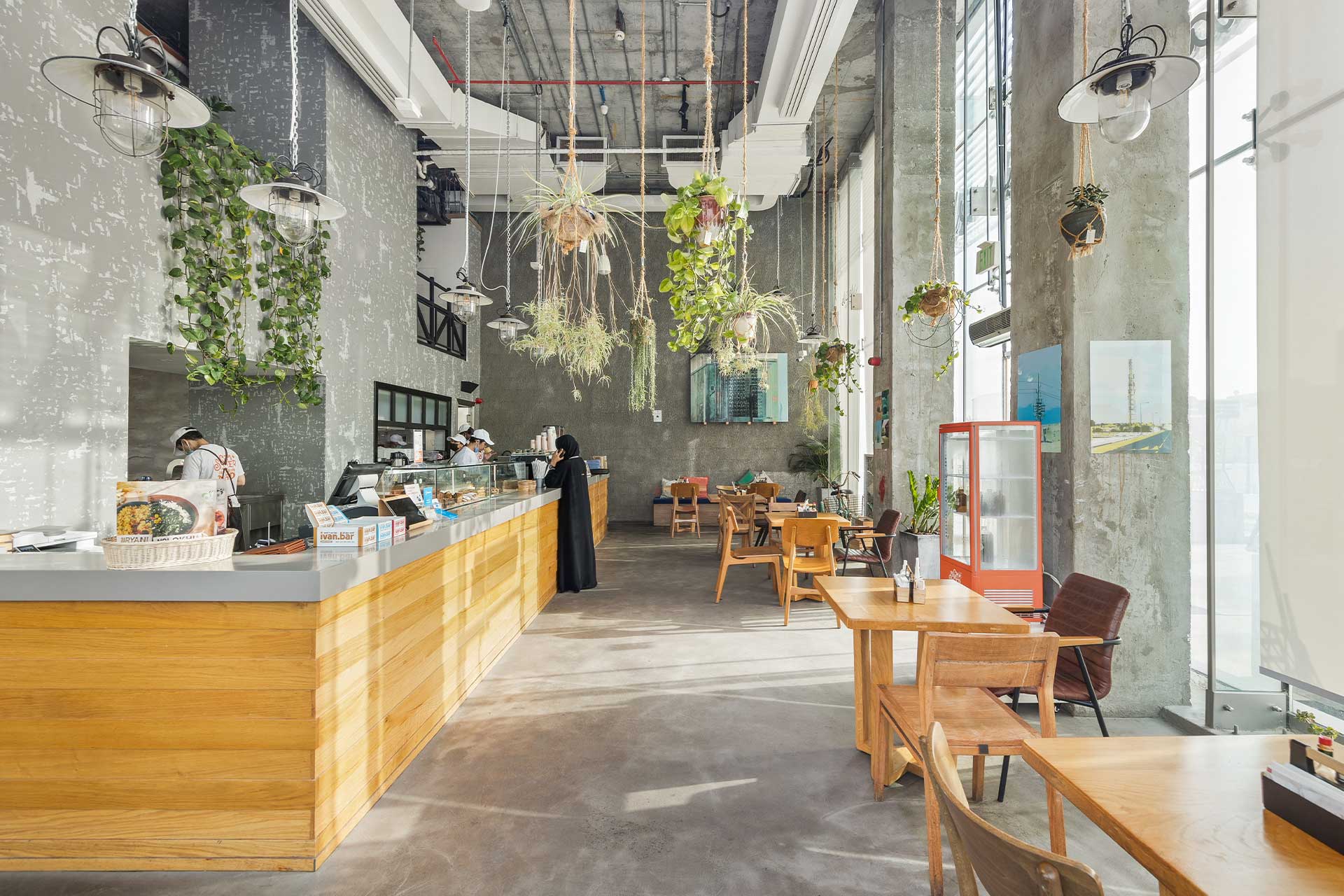 Interior of Flat White Specialty Coffee Qatar - Image 3